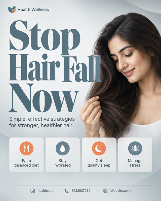 Hair care tips post, made with ShopyBuilder